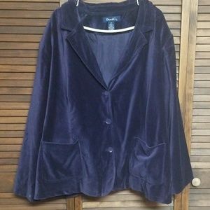 Denim and Co. Purple Blazer